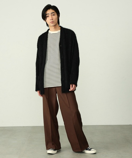 【セール】EDWIN エドウィン ワイドパンツ フレア スラックス（スラックス）｜EDWIN（エドウィン）