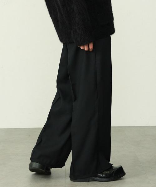 【セール】EDWIN エドウィン ワイドパンツ フレア スラックス（スラックス）｜EDWIN（エドウィン）