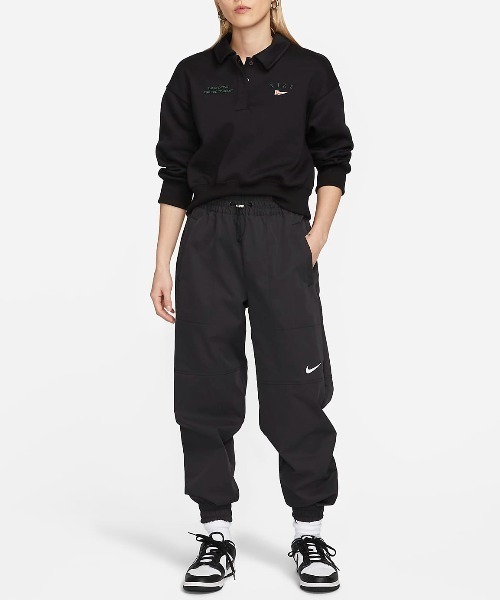 NIKE（ナイキ）の「NIKE WMNS NSW FLC L/S CROP TOP 3Q POLO N