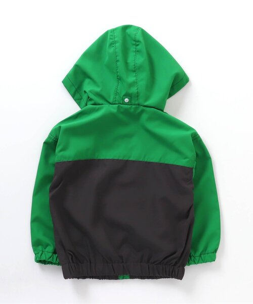 BREEZE（ブリーズ）の「【撥水加工】フードがしまえるカラバリウィンドブレーカー（ナイロンジャケット・キッズ・グリーン/レインボー/ブルー/ブラック/ラベンダー・140/150/130/120/110/100/90）」の17枚目の写真