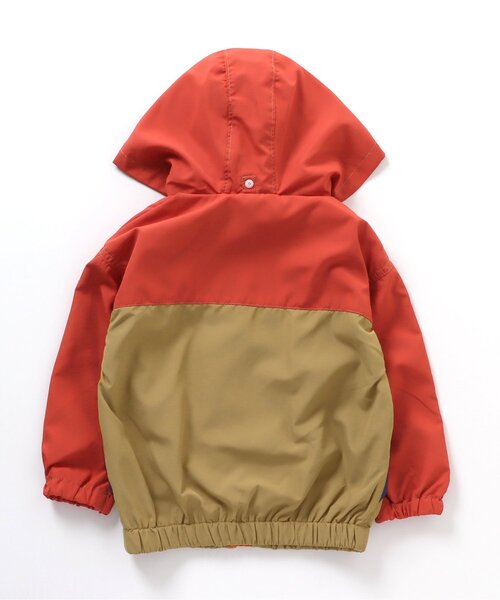 BREEZE（ブリーズ）の「【撥水加工】フードがしまえるカラバリウィンドブレーカー（ナイロンジャケット・キッズ・グリーン/レインボー/ブルー/ブラック/ラベンダー・140/150/130/120/110/100/90）」の19枚目の写真