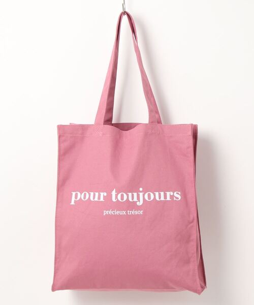 INGNI（イング）の「キャンバストート（ハンドバッグ・レディース・サックスブルー/ブラック/ピンク/キナリ・ONE SIZE）」の4枚目の写真