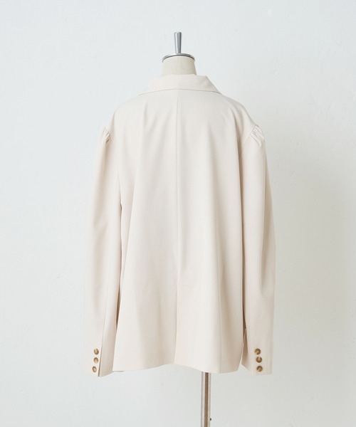one after another NICE CLAUP（ワンアフターアナザーナイスクラップ）の「【リボンコレクション】リボンジャケット　2023SS（テーラードジャケット・レディース・杢グレー/アイボリー/ブラック・FREE）」の20枚目の写真