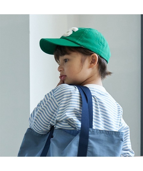 b・ROOM(ビールーム)の「ナンバーサガラワッペンキャップ(キャップ・キッズ・グリーン/ベージュ/レッド/ブラック/アイボリー・FREE)」の12枚目の写真