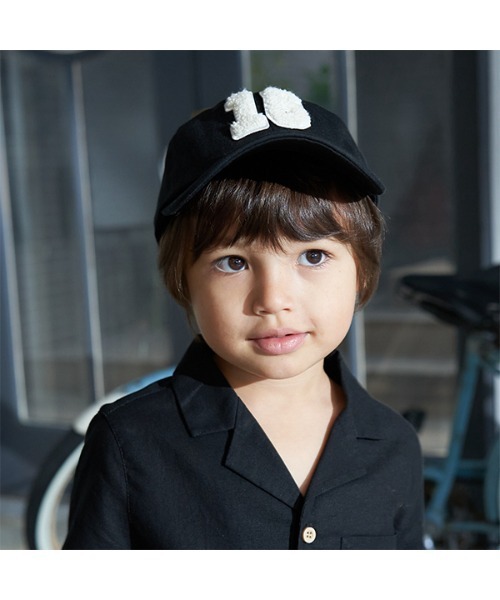 b・ROOM(ビールーム)の「ナンバーサガラワッペンキャップ(キャップ・キッズ・グリーン/ベージュ/レッド/ブラック/アイボリー・FREE)」の11枚目の写真