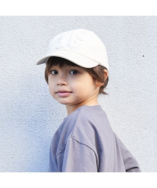 b・ROOM(ビールーム)の「ナンバーサガラワッペンキャップ(キャップ・キッズ・グリーン/ベージュ/レッド/ブラック/アイボリー・FREE)」の8枚目の写真