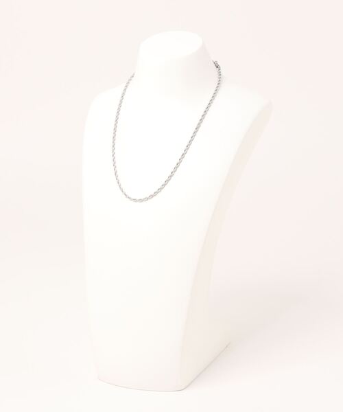 prose verse(プロズヴェール)の「〈サージカルステンレス〉ツイストチェーンネックレス(ネックレス・レディース・シルバー/ゴールド・フリ-)」の3枚目の写真