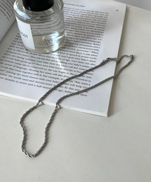 prose verse | 〈サージカルステンレス〉ツイストチェーンネックレス(ネックレス)