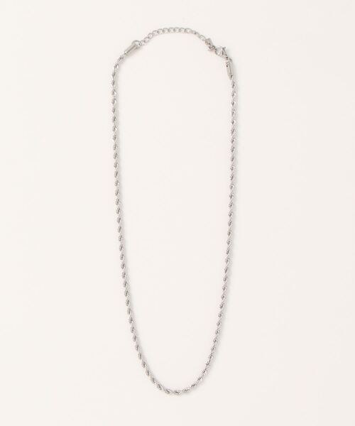 prose verse(プロズヴェール)の「〈サージカルステンレス〉ツイストチェーンネックレス(ネックレス・レディース・シルバー/ゴールド・フリ-)」の4枚目の写真