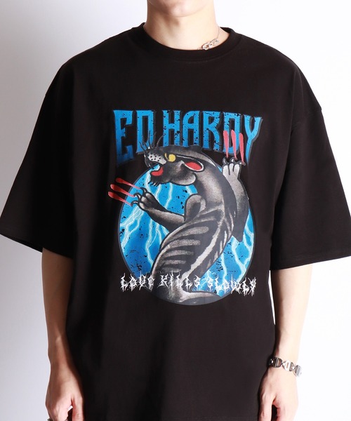 Ed Hardy(エドハーディー)の「Ed Hardy オーバーサイズ グラフィック 半袖Tシャツ(Tシャツ/カットソー・メンズ・チャコール/ブラック系その他2/グレー系その他2/ブラック/グレー系その他/ブラック系その他・M/L)」の19枚目の写真