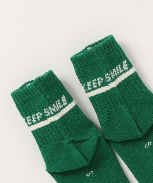 b・ROOM(ビールーム)の「アソートグリーンカラーソックス5Pセット(ソックス/靴下・キッズ・グリーン・LARGE/MEDIUM/SMALL)」の3枚目の写真
