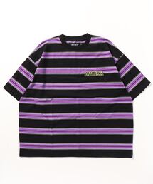 AVIREX | 【直営店限定】BORDER LOGO SHORT SLEEVE T-SHIRT / ボーダー ロゴ 半袖 Tシャツ / AVIREX / アヴィレックス(Tシャツ/カットソー)