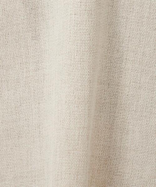 green label relaxing（グリーンレーベルリラクシング）の「ツィーディー Vネック ベスト -ウォッシャブル・防シワ・吸水速乾-（ベスト・レディース・ベージュ/ダークグレー・FREE）」の10枚目の写真