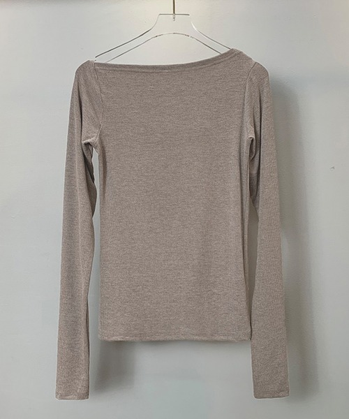 Jewelobe(ジュエローブ)の「アシンメトリーカットアウトトップス(Tシャツ/カットソー・レディース・ブラック/アイボリー/グレー/ブラウン・FREE)」の9枚目の写真
