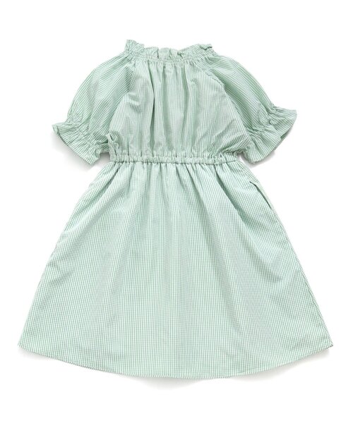 algy（アルジー）の「ギャザーワンピース（ワンピース・キッズ・グリーン/ラベンダー/インディゴブルー・XX-SMALL/X-SMALL/MEDIUM/SMALL）」の10枚目の写真