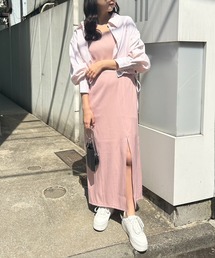 【ZOZO限定】Iラインスリットキャミワンピース
