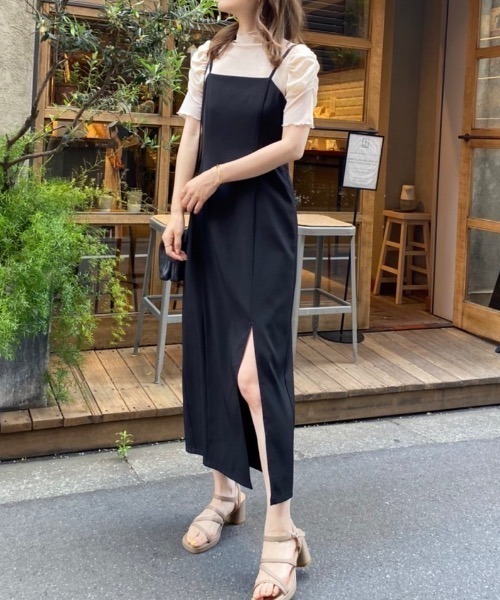 【NICE CLAUP】キャミワンピース one after another NICE CLAUP ワンピース 「マイナス5キロ見え