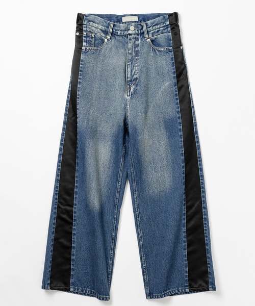 Wizzard（ウィザード）の「Wizzard ウィザード / USED WIDE DENIM PANTS ユーズドワイドデニムパンツ（デニムパンツ・メンズ・インディゴブルー/ホワイト/ブラック・0/1/3/2）」の3枚目の写真