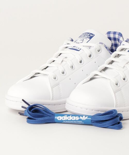 アディダスStan Smith スタンスミスギンガムチェック ブルー23.5 新品未使用【23 5cm】アディダススタンスミススニーカー
