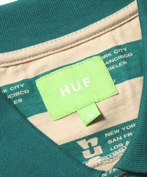 HUF（ハフ）の「HUF/ハフ CARTWRIGHT PRINTED POLO ポロシャツ 総柄（ポロシャツ・メンズ・タン・M/L/XL）」の10枚目の写真