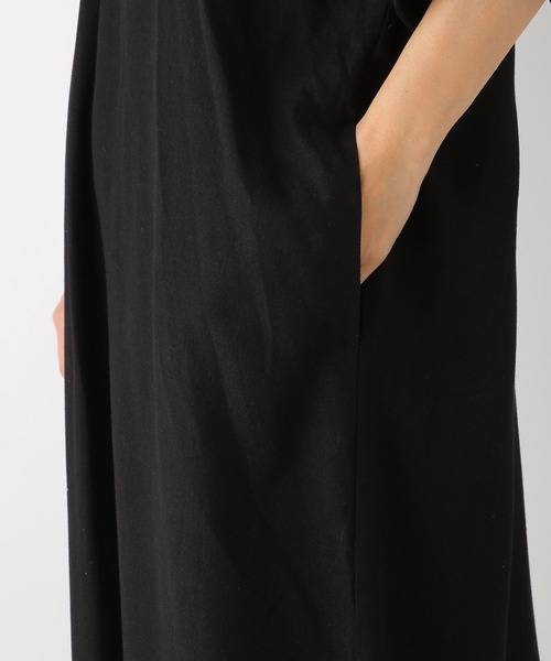 LEPSIM（レプシィム）の「【FOR I SERIES】ソデスリットワンピース　195602（ワンピース・レディース・ブラック/ベージュ×ブラック/ホワイト×ブラック/オレンジ・FREE/TALL）」の18枚目の写真