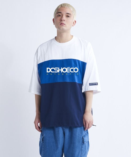 DC SHOES(ディーシーシューズ)の「23 THREE BLOCK SS/DC半袖ロゴTシャツ(Tシャツ/カットソー・メンズ・ブラック/グリーン/ホワイト・MEDIUM/LARGE/X-LARGE)」の7枚目の写真