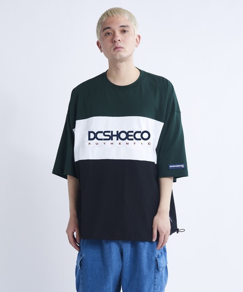 DC SHOES(ディーシーシューズ)の「23 THREE BLOCK SS/DC半袖ロゴTシャツ(Tシャツ/カットソー・メンズ・ブラック/グリーン/ホワイト・MEDIUM/LARGE/X-LARGE)」の12枚目の写真