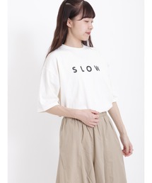 Samansa Mos2 | 【吸水速乾】大人なシンプルロゴTシャツ(Tシャツ/カットソー)
