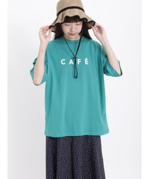 Samansa Mos2 | 【吸水速乾】大人なシンプルロゴTシャツ(Tシャツ/カットソー)