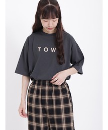 Samansa Mos2 | 【吸水速乾】大人なシンプルロゴTシャツ(Tシャツ/カットソー)