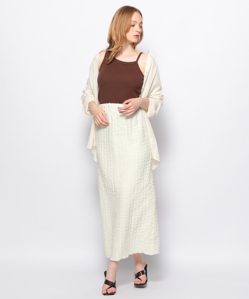 FOREVER 21（フォーエバー トゥエンティーワン）の「ポコポコナロースカート（スカート・レディース・パープル/ホワイト/ブラック・SMALL/MEDIUM）」の8枚目の写真