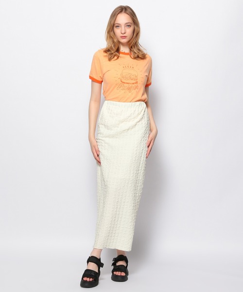 FOREVER 21（フォーエバー トゥエンティーワン）の「ポコポコナロースカート（スカート・レディース・パープル/ホワイト/ブラック・SMALL/MEDIUM）」の10枚目の写真