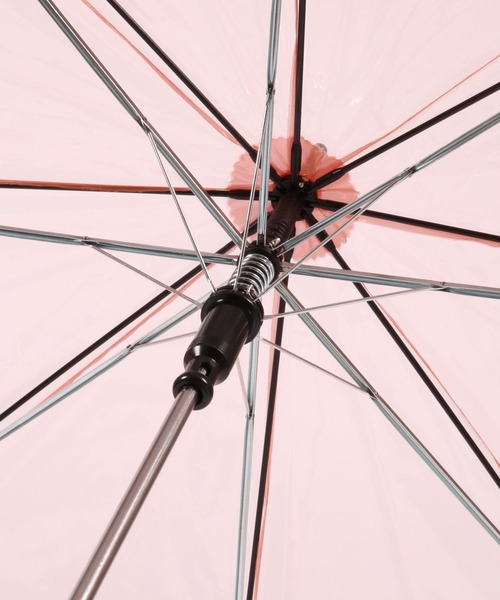 LEPSIM（レプシィム）の「バンブーカラービニール傘　183511（長傘・レディース・グリーン/ブラウン/オレンジ・ONE SIZE）」の10枚目の写真