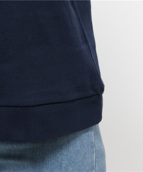 OUTLET（アウトレット）の「【Discoat Petit】裏起毛裏毛袖ブークレプルオーバー（Tシャツ/カットソー・レディース・ダークグレー/ネイビー/杢グレー・FREE）」の9枚目の写真