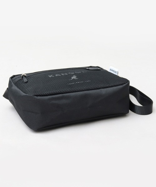 KANGOL(カンゴール)の「メッシュポケット 横型 スクエア ミニショルダーバッグ(ショルダーバッグ・メンズ・ブラック・FREE)」の8枚目の写真
