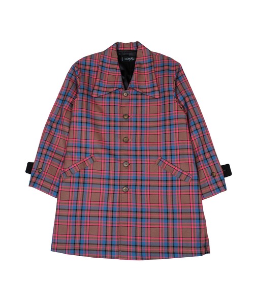 MILKBOY(ミルクボーイ)の「TEDDY CHECK コート(ステンカラーコート・メンズ・C/A/B・FREE)」の2枚目の写真