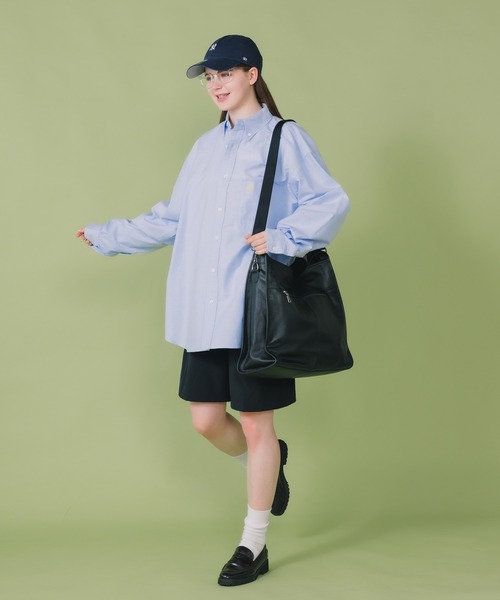 PARROTT CANVAS(パロットキャンバス)の「PARROTT CANVAS/パロットキャンバス PCM BUTTON DOWN SHIRT-OXFORD オックスフォードシャツ(シャツ/ブラウス・レディース・サックスブルー・M)」の18枚目の写真