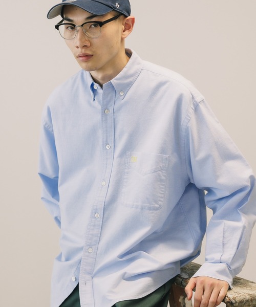 PARROTT CANVAS(パロットキャンバス)の「PARROTT CANVAS/パロットキャンバス PCM BUTTON DOWN SHIRT-OXFORD オックスフォードシャツ(シャツ/ブラウス・レディース・サックスブルー・M)」の19枚目の写真
