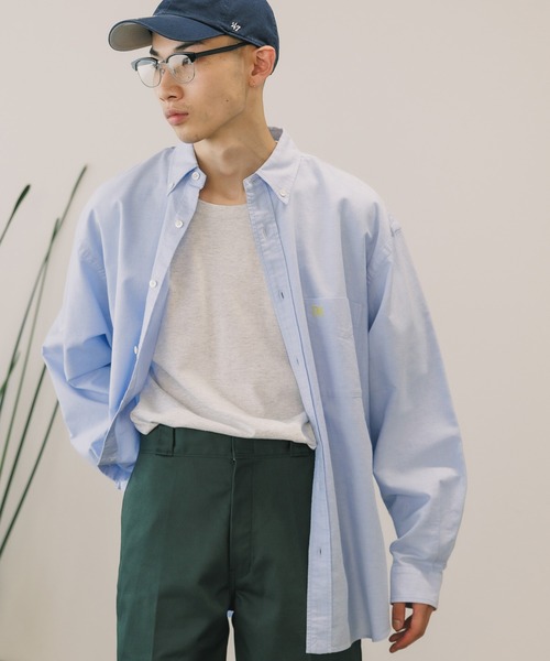 PARROTT CANVAS(パロットキャンバス)の「PARROTT CANVAS/パロットキャンバス PCM BUTTON DOWN SHIRT-OXFORD オックスフォードシャツ(シャツ/ブラウス・レディース・サックスブルー・M)」の20枚目の写真