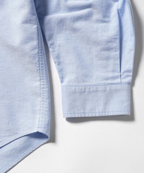 PARROTT CANVAS(パロットキャンバス)の「PARROTT CANVAS/パロットキャンバス PCM BUTTON DOWN SHIRT-OXFORD オックスフォードシャツ(シャツ/ブラウス・レディース・サックスブルー・M)」の7枚目の写真