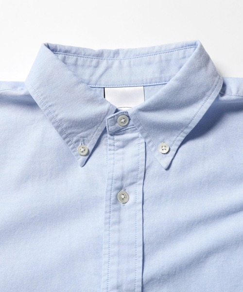 PARROTT CANVAS(パロットキャンバス)の「PARROTT CANVAS/パロットキャンバス PCM BUTTON DOWN SHIRT-OXFORD オックスフォードシャツ(シャツ/ブラウス・レディース・サックスブルー・M)」の4枚目の写真