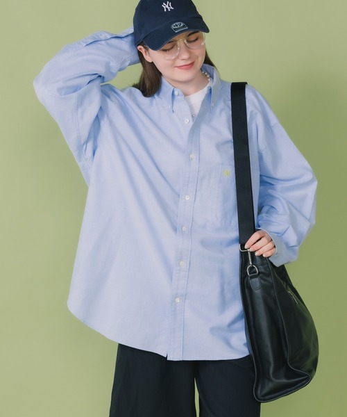 PARROTT CANVAS(パロットキャンバス)の「PARROTT CANVAS/パロットキャンバス PCM BUTTON DOWN SHIRT-OXFORD オックスフォードシャツ(シャツ/ブラウス・レディース・サックスブルー・M)」の15枚目の写真