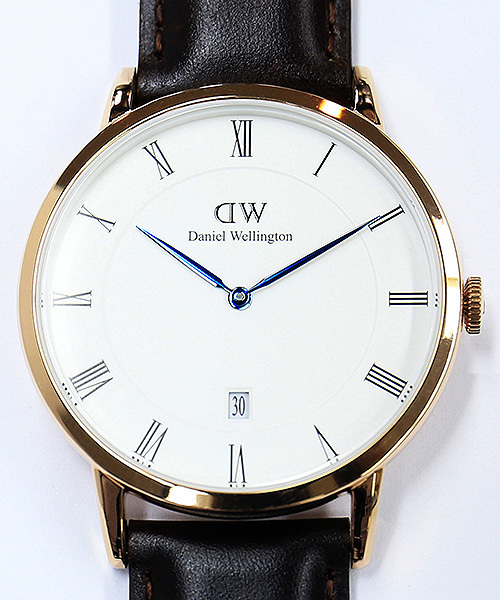 bpr BEAMS（ビーピーアール ビームス ）の「DANIEL WELLINGTON / Dapper GOLD 38mm（アナログ腕時計・メンズ・ブラック/ブラウン/ダークブラウン/ブラウン系その他・フリー）」の5枚目の写真