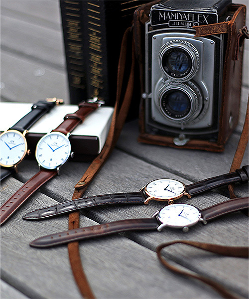 bpr BEAMS（ビーピーアール ビームス ）の「DANIEL WELLINGTON / Dapper GOLD 38mm（アナログ腕時計・メンズ・ブラック/ブラウン/ダークブラウン/ブラウン系その他・フリー）」の7枚目の写真