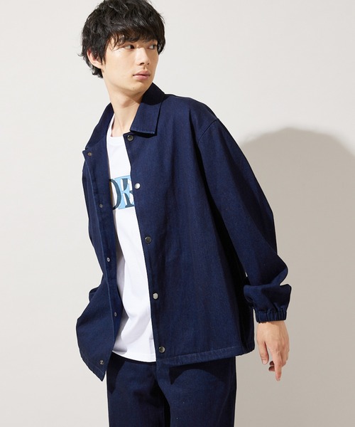 ZOZO限定】DENIM COACH JKT / デニム コーチジャケット（デニム