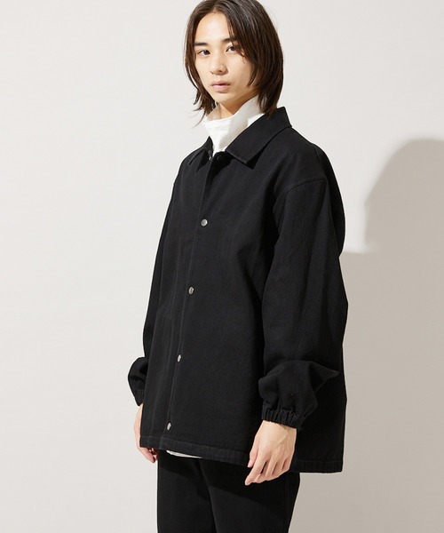 JOURNAL STANDARD(ジャーナルスタンダード)の「【ZOZO限定】DENIM COACH JKT / デニム コーチジャケット(デニムジャケット・メンズ・ブラック/ネイビー・XL/M/S/L/XS)」の15枚目の写真