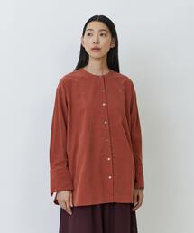 LOISIR（ロワズィール）の「コットン細コールチュニックブラウス（シャツ/ブラウス）」