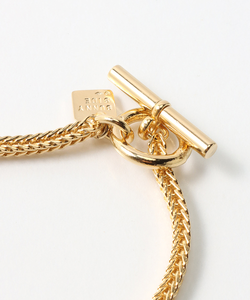 on the sunny side of the street(オンザサニーサイドオブザストリート)の「【On The Sunny Side Of The Street】Foxtail Chain Bracelet(リング・メンズ・ゴールド・FREE)」の3枚目の写真