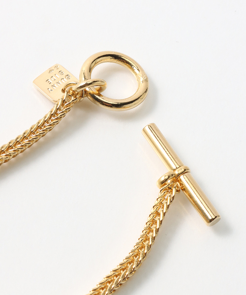 on the sunny side of the street(オンザサニーサイドオブザストリート)の「【On The Sunny Side Of The Street】Foxtail Chain Bracelet(リング・メンズ・ゴールド・FREE)」の4枚目の写真