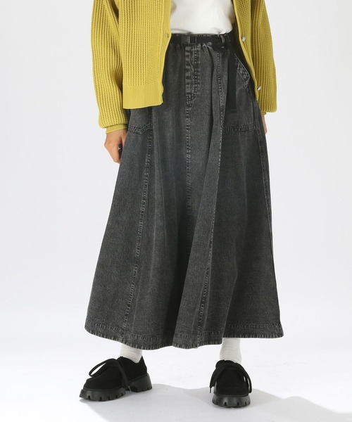 niko and...（ニコアンド）の「ベルトアソートフレアスカート（スカート・レディース・ライトブルー/ベージュ/チャコール/ブラック・MEDIUM/LARGE）」の14枚目の写真